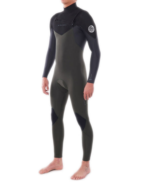 RIP Curl Dawn Patrol Dunkelgrün 5/3 Brust -Reißverschluss -Packung